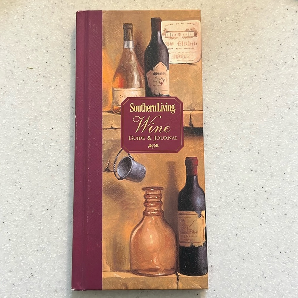 Vintage UNUSED Southern Living at Home Wine Guide & Journal book